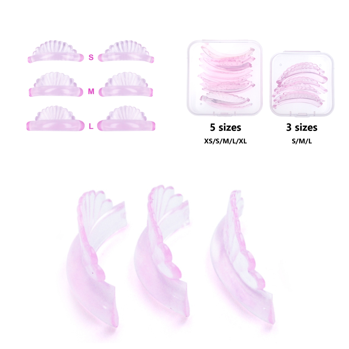 Eyelash Extension London - 3 пары или 5 пар силиконовых