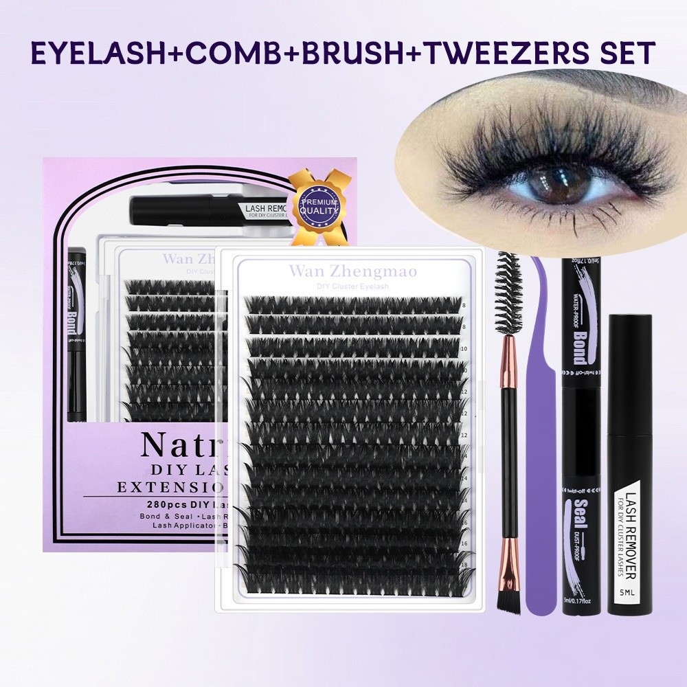 Eyelash Extension Natural Look - Накладные ресницы 8-18 мм для самостоятельного
