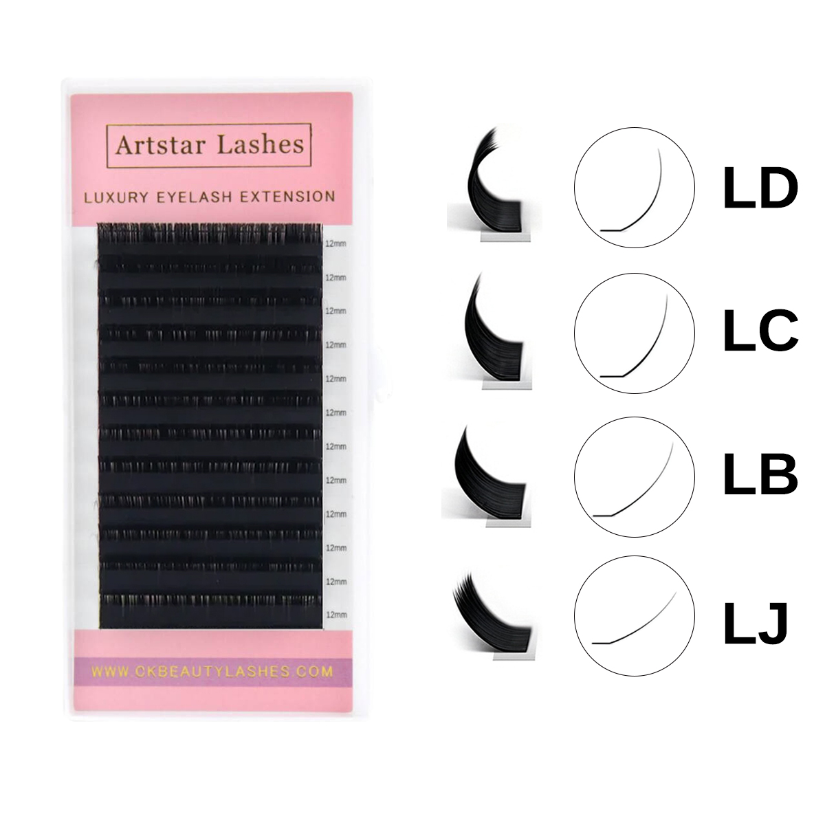 Индивидуальные накладные ресни – обзор и цена Eyelash Extension Human Hair