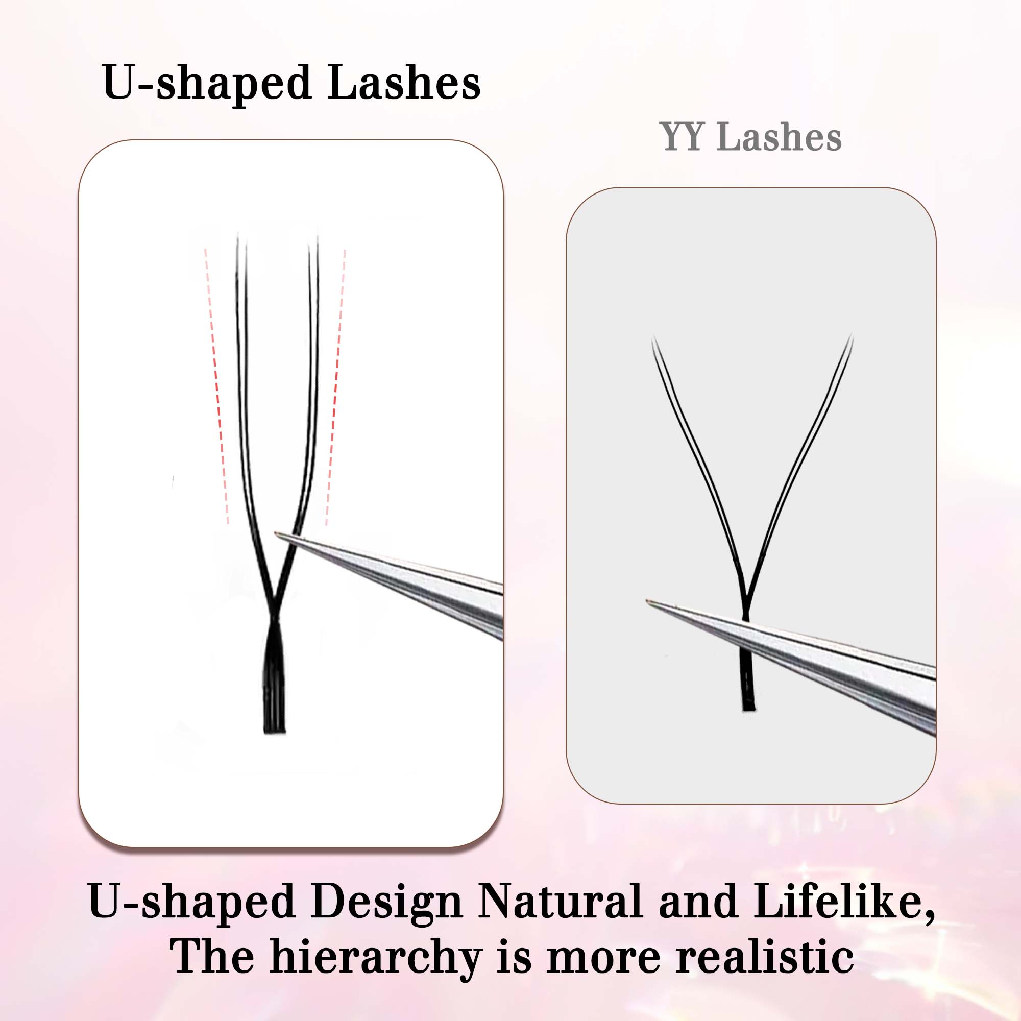 CoMango U YY ресницы натуральн – обзор и цена Eyelash Extension Human Hair