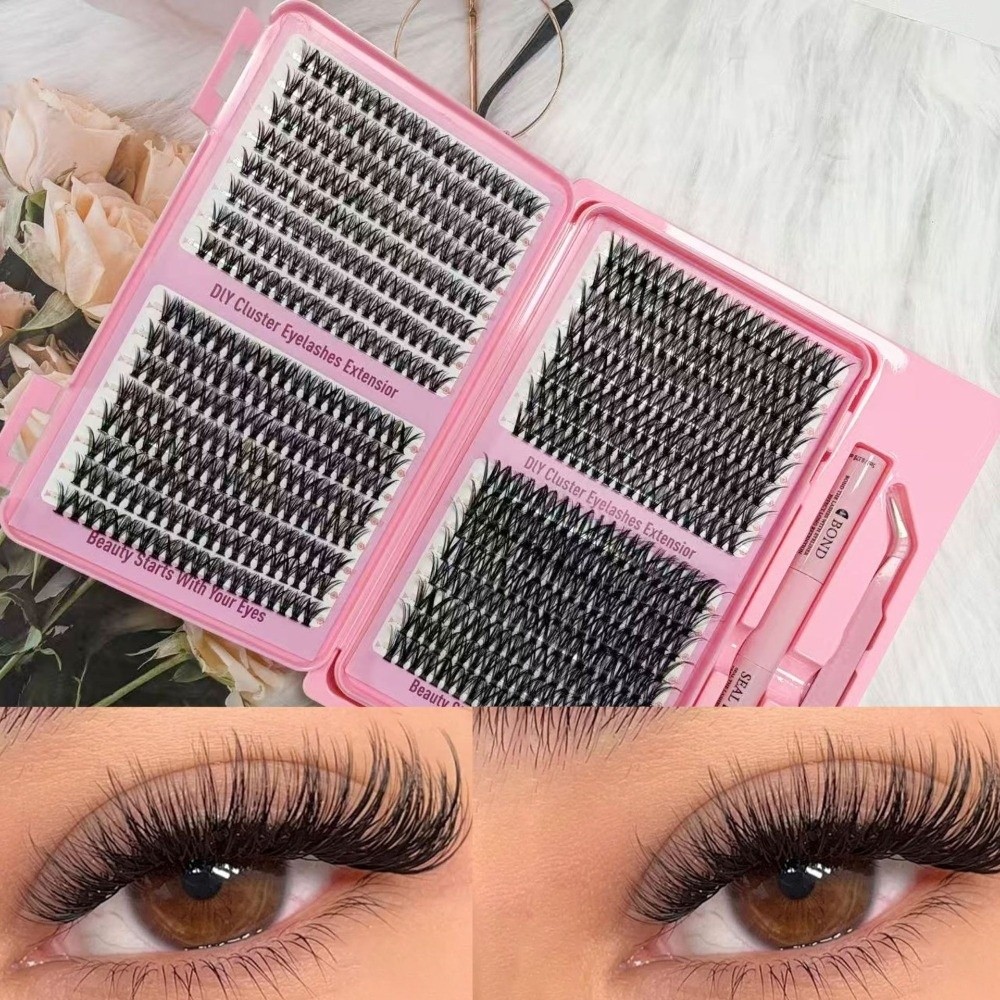 Новые густые длинные накладные – обзор и цена Eyelash Extension Natural Look