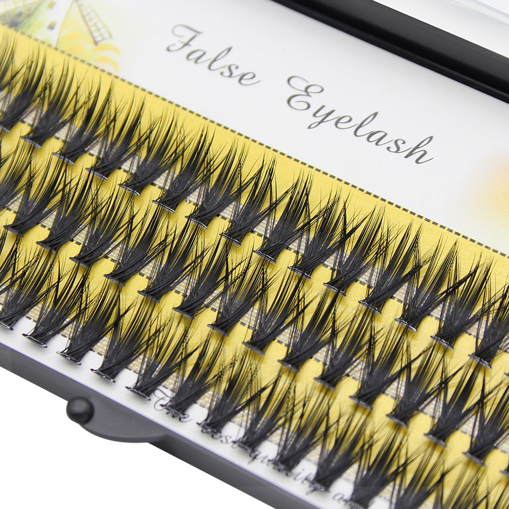 Новые 40D кластерные 60 пучков – обзор и цена Eyelash Extension Russian