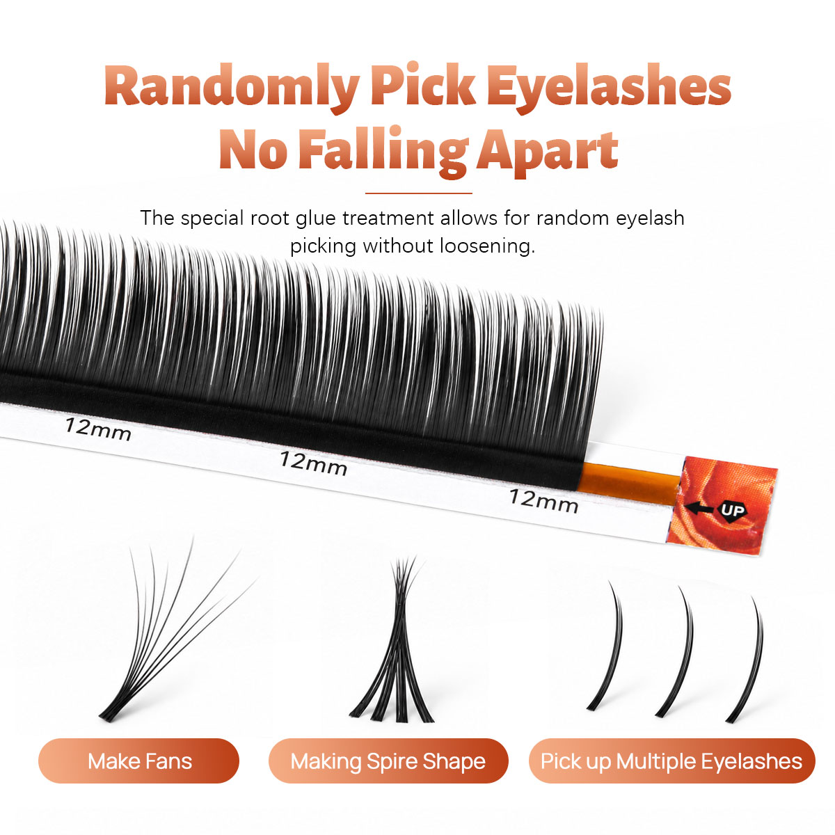 MASSCAKU 0.07 Накладные ресниц – обзор и цена Eyelash Extension Human Hair