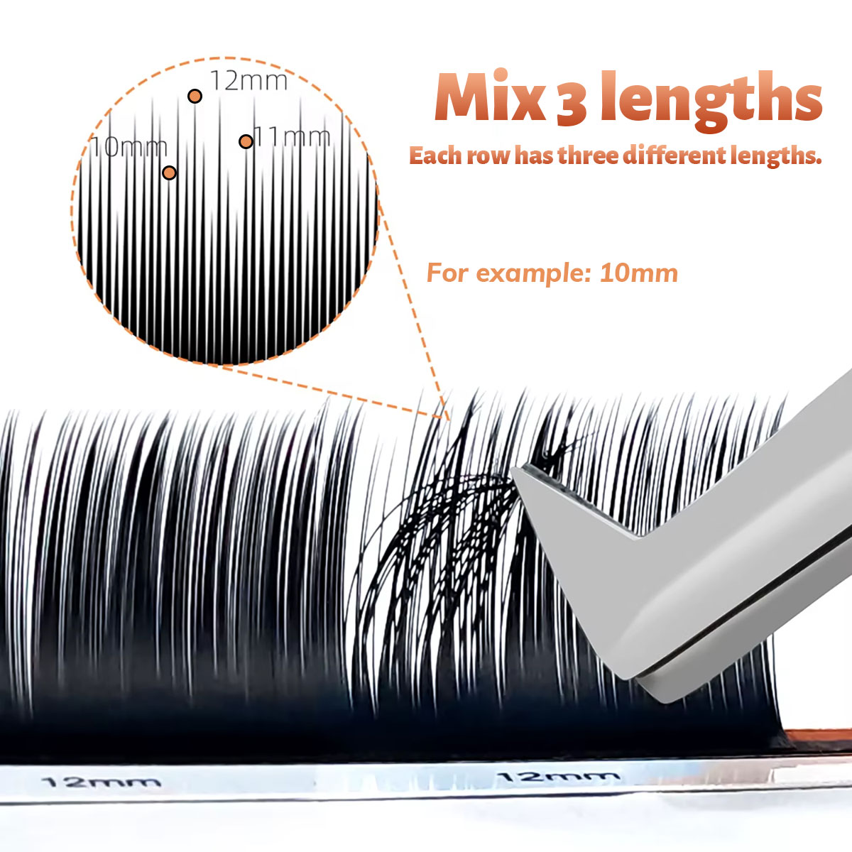 MASSCAKU 0.07 Накладные ресниц – обзор и цена Eyelash Extension Human Hair