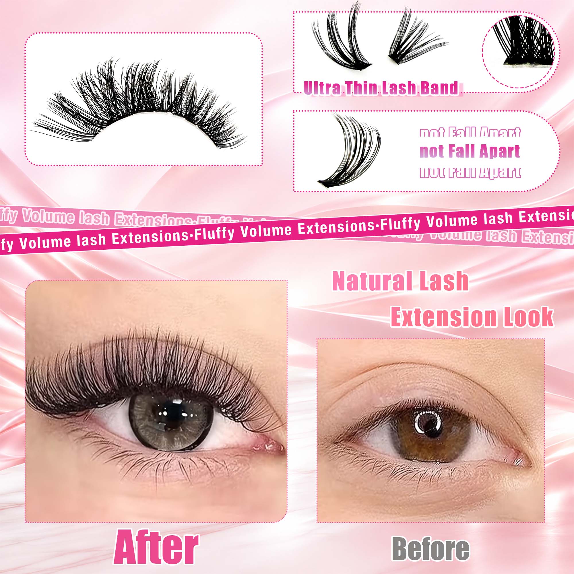 Новый набор для наращивания ре – обзор и цена Eyelash Extension For Asian Eyes